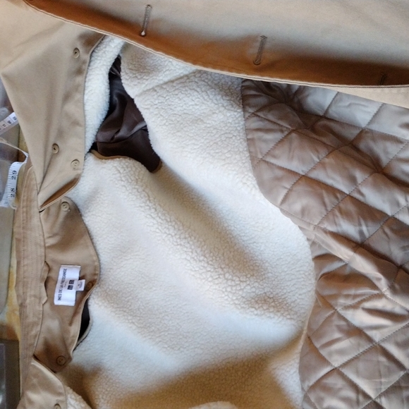 Inès de la Fressange,uni qlo ,camel trench coat , M - Picture 13 of 16